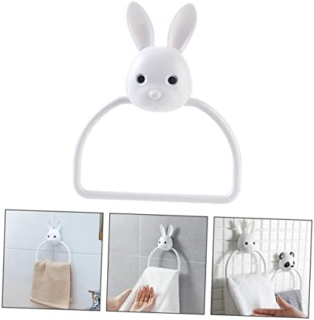 BESTYASH 1Pc Cute Cartoon Towel Organizer Upheld Towel Holder for Bathroom Kitchen