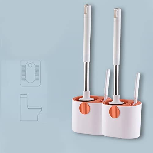 Flexible Silicone Toilet Brush Set