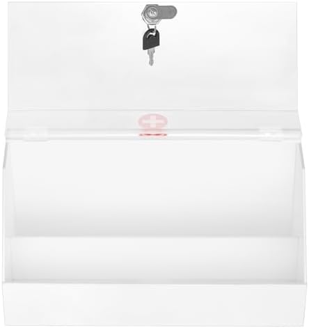 CiaoHER Wall Mount Acrylic Medicine Lock Box Yourutions in Just One Click