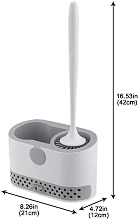 Silicone Toilet Brush with Dual Use