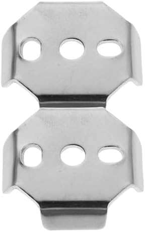 Amosfun 2-Piece Mounting Bracket for Bath Towel Rack and Toilet Holder