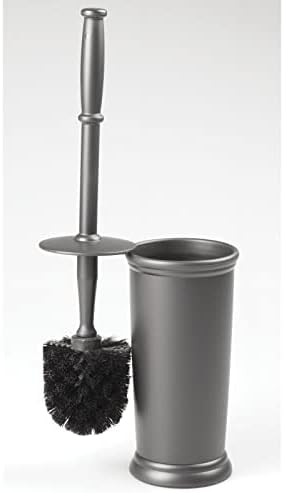 mDesign Toilet Bowl Brush with Modern Holder 1