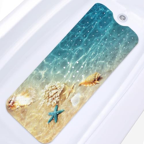Seashell Summer Beach Bath Mat