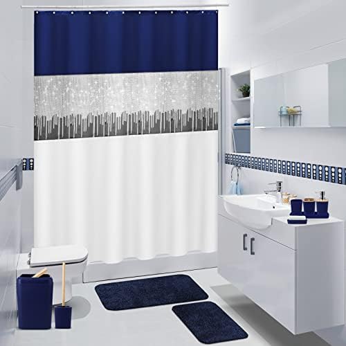 Navy Blue Bathroom Set Luxurious Accessories for Your Space