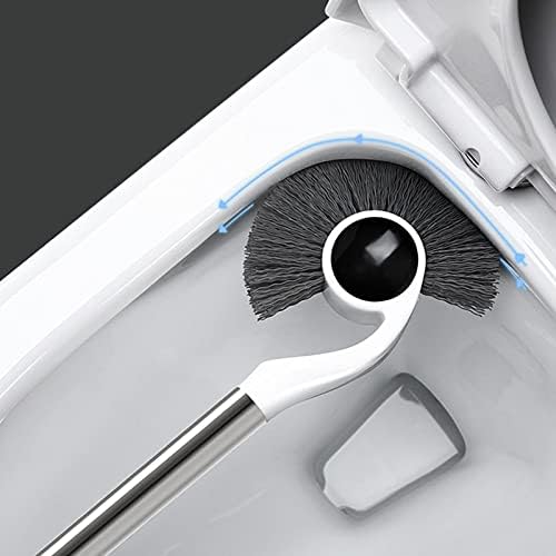 Stainless Steel Toilet Brush Set Durable Eco-Friendly for Home Use