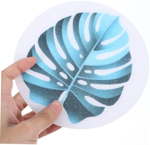 Anti-Slip Bath Stickers with Leaf Patterns for Safety
