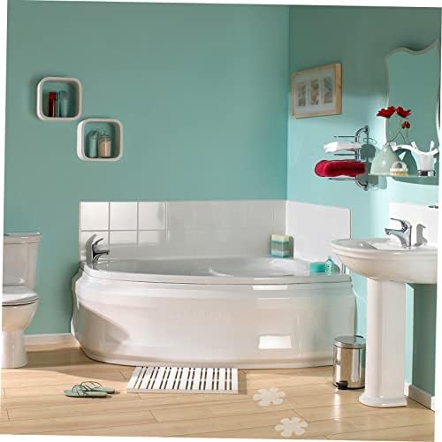 Secure Non-Skid Bathroom stickers with a chic flower design