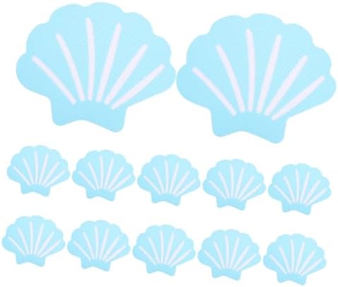 12Pcs Shell Shaped Non Skid Bath Tub Stickers for Safety