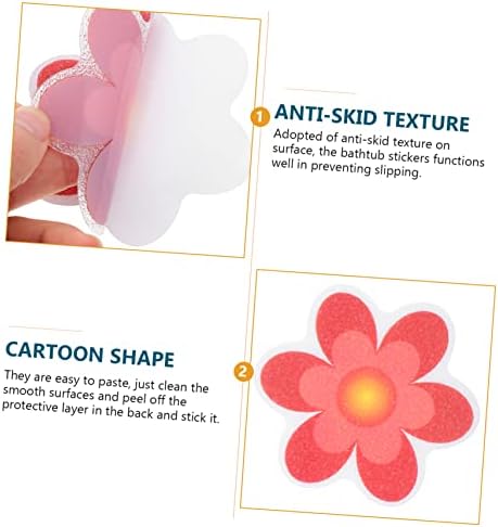 Ciieeo Anti-Slip Bathtub Stickers with Cartoon Animals 21 Pieces Set