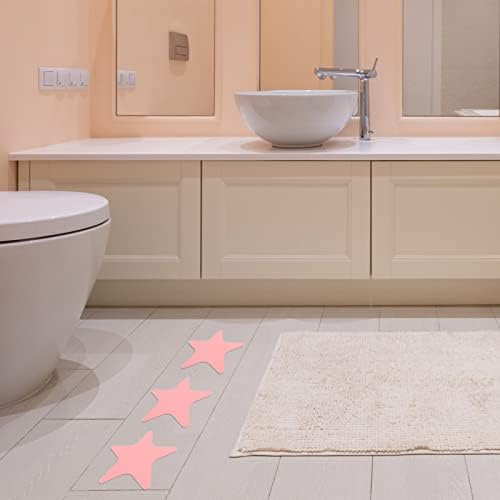 1 Set Non-Slip Bathtub Stickers Star Shape Safety Decals for Bathroom