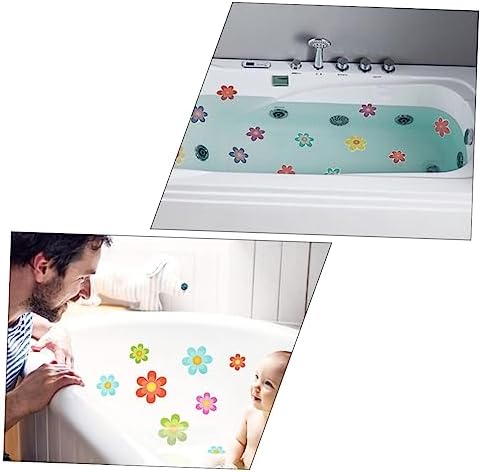 Slip-Resistant Daisy Bath Sticker for Safety