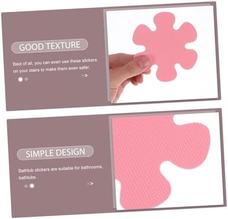 Flower Shape Non-Slip Bathtub Stickers for Safety