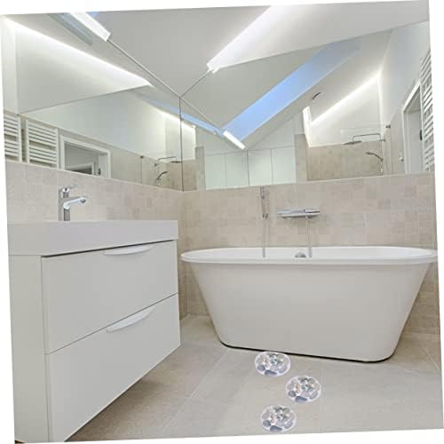 Mobestech 4pcs Non-Slip Bath Stickers for Tub Safety and Grip