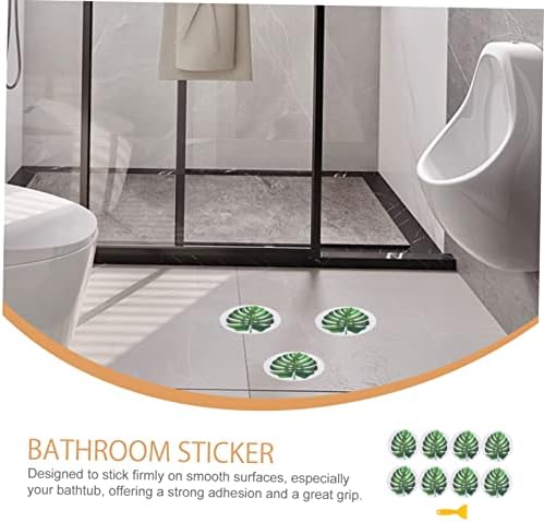 Adorable Leaf Slip Resistant Bathtub Stickers - Ideal for the Bathroom