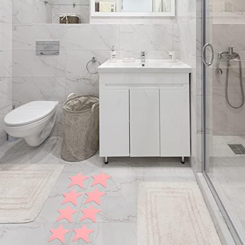 1 Set Non-Slip Bathtub Stickers Star Shape Safety Decals for Bathroom