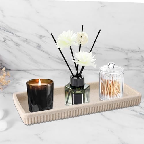 Resin Beige Bathroom Accessories Set 5 Pcs