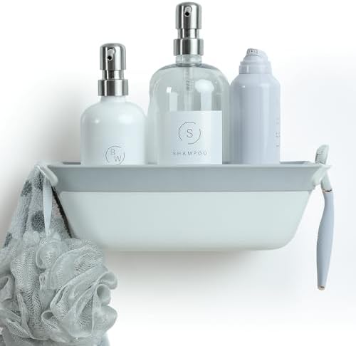 SlipX 2-Pack Suction Cup Shower Organizer