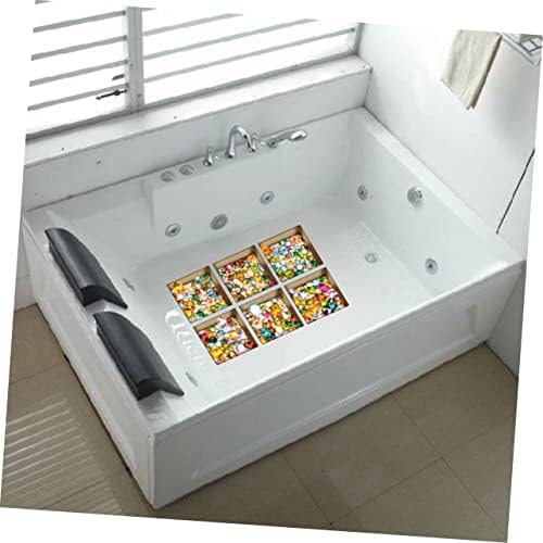 Non-Slip Bathtub Stickers 6 Pack 3D Design Removable Decals