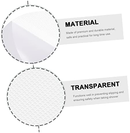 Secure Non-Skid Bathroom stickers with a chic flower design