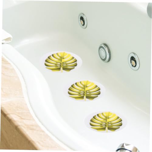 Non-Slip Bath Stickers with Leaf Design for Kids