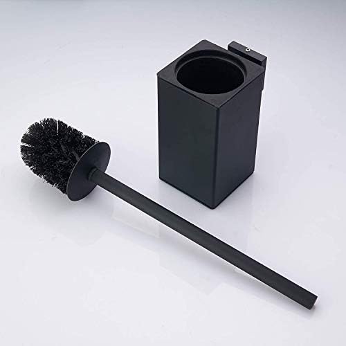 Toiletainer Black Wall-Mounted Holder for Bathrooms