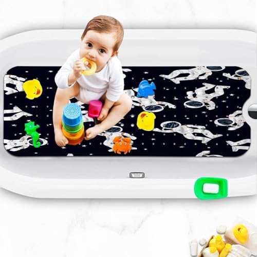 KINUUIS Kids Bath Mat with Suction Cups