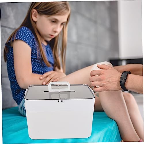 SAFIGLE Dual Medicine Organizer Box