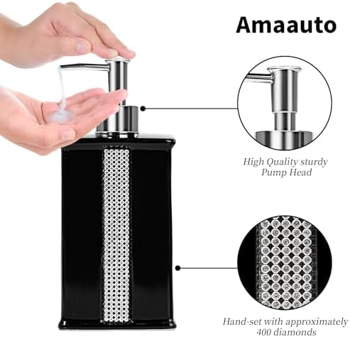 Black Ceramic Bathroom Accessory Set 4 Pcs