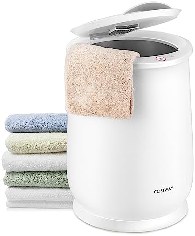 COSTWAY 21L Large Towel Heater with Flip-top Lid