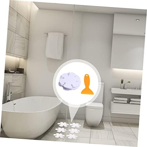 Wakauto 20Pcs Flower Shape Non-Slip Bath Safety Stickers