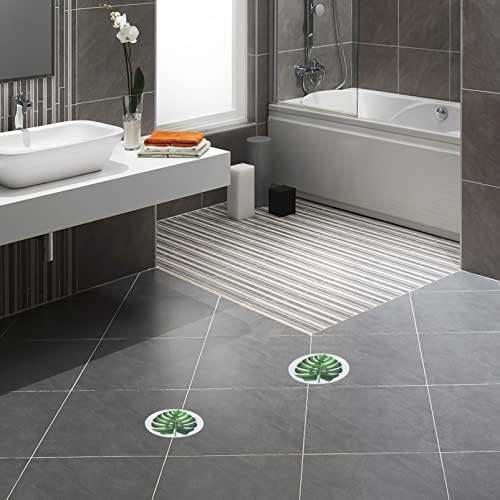 Zerodeko Non Slip Bathtub Decals Leaf Shape for Kids