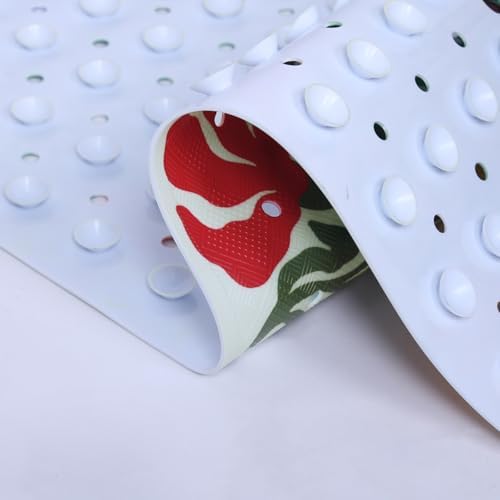 Denifeiya Plant Bathtub Mat for Kids Non-Slip Anti-Slip