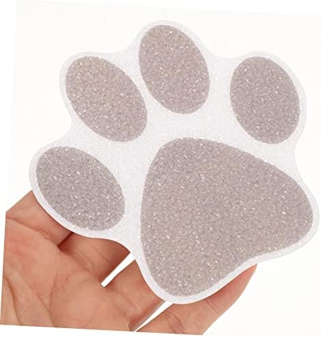 10pcs Non-Slip Paw Decals for Bathtub and Shower
