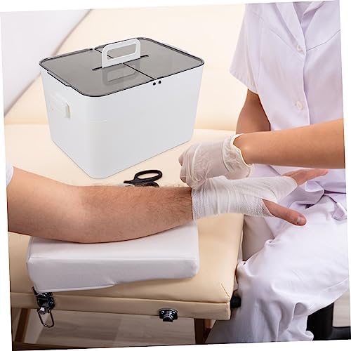 SAFIGLE Dual Medicine Organizer Box