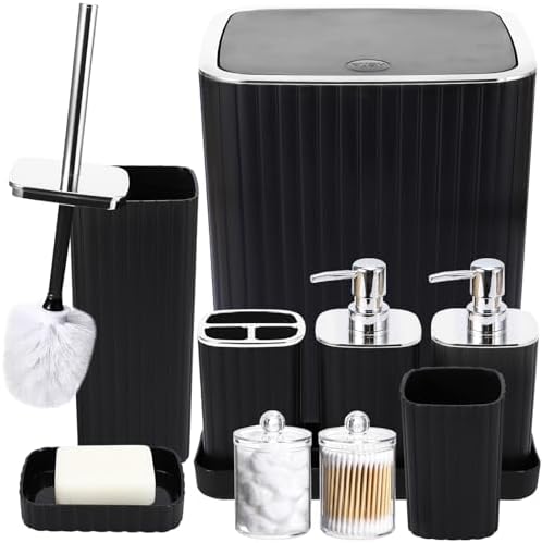 XLHOMO 10 Piece Bathroom Accessory Set