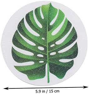 GLEAVI Bathtub Non-Slip Stickers Leaf Design for Kids and Adults