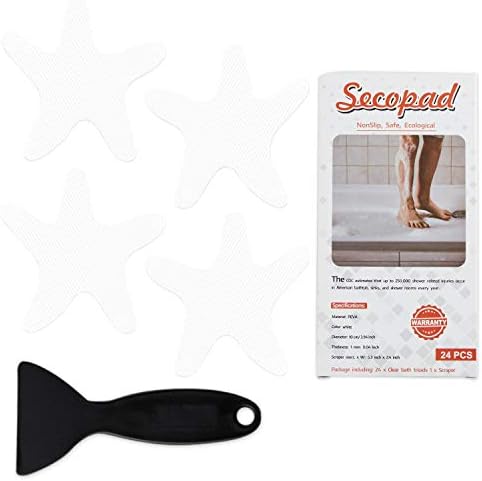 Anti-Slip bathtub Stickers - 24pcs White