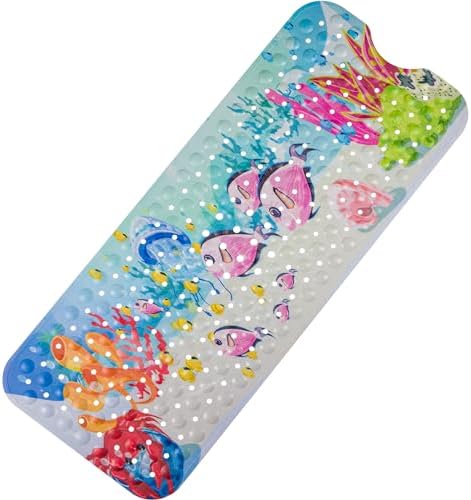 All Pride Baby Bath Mat with Suction Cups and Drain Holes