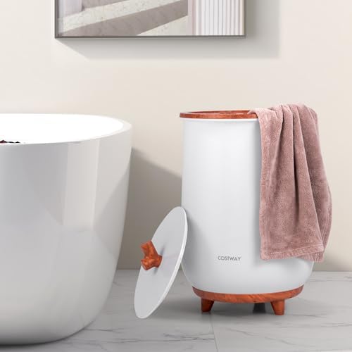 Costway Bucket Towel Warmer with 23L Capacity and 3 Temperature Settings