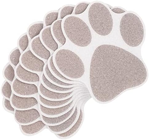 10pcs Non-Slip Paw Decals for Bathtub and Shower