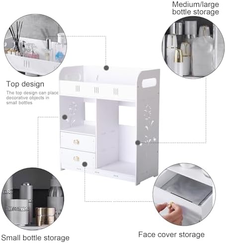 Bathroom Medicine Cabinet with 2 Doors and Adjustable Shelf