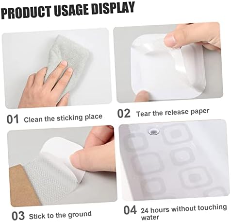 Cabilock 72 Pcs Safe Durable Bathroom Non-Slip Bathtub Stickers