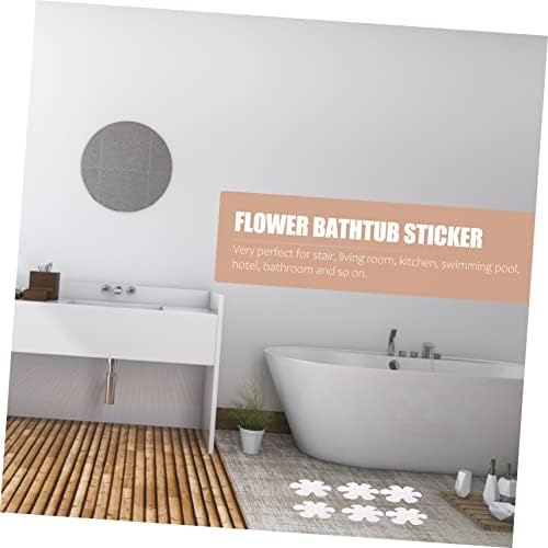 Wakauto 20Pcs Flower Shape Non-Slip Bath Safety Stickers