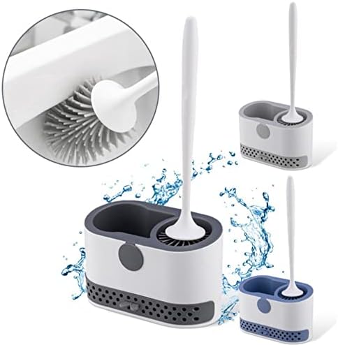 Silicone Toilet Brush with Dual Use