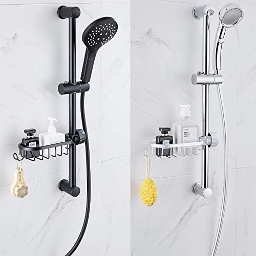 Hoinerus Shower Caddy with Bright Silver Color
