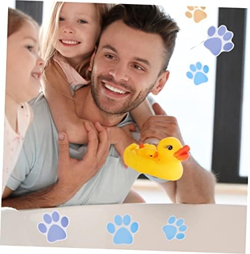 Alipis 20 Pcs Dog Paw Print Non-Slip Bathtub Stickers