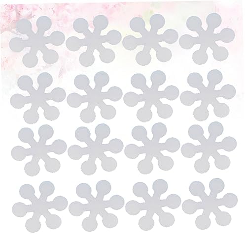 Bathtub Non-Slip Sticker Set - Snowflake Design - Easy Install Removable