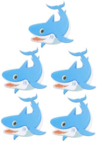 Safety Showers Peva Non-Slip Shark Blue Stickers Bathroom Kitchen