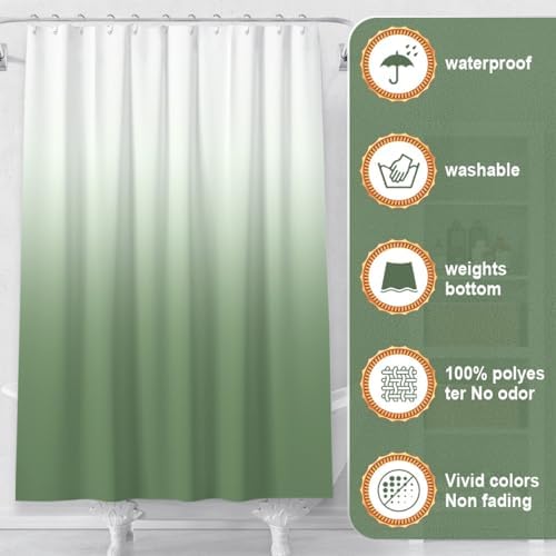 Luxury 4-Piece Bathroom Set with Waterproof shower curtain Soft Rugs