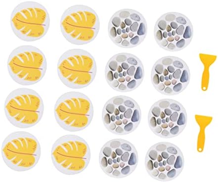 Sticker Set - Anti-Slip Bathroom Leaf Stickers for Safety and Fun